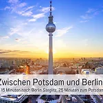 Familienfreundliches Zwischen Potsdam Und Berlin Fuer 2-4 Personen - Parkplatz - Balkon - Voll Ausgestattete Kueche - Wlan - Nebelwiesen *