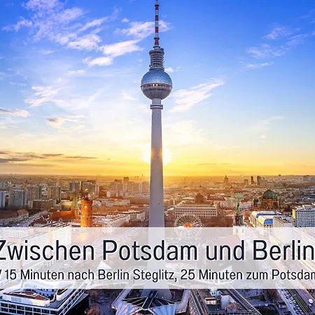 Familienfreundliches Zwischen Potsdam Und Berlin Fuer 2-4 Personen - Parkplatz - Balkon - Voll Ausgestattete Kueche - Wlan - Nebelwiesen *