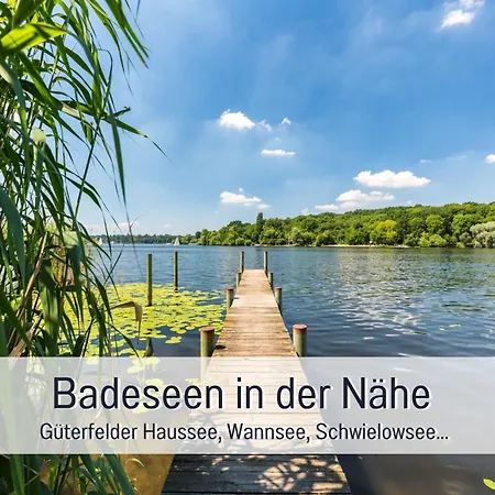 Zwischen Potsdam Und Berlin - Kostenfreier Parkplatz - E-ladestation - Balkon - Voll Ausgestattete Kueche - Waschmaschine - Wlan - Nebelwiesen * Stahnsdorf