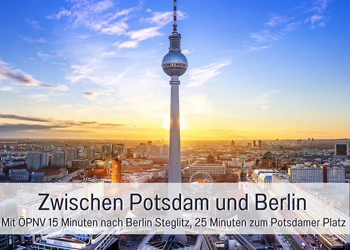 Familienfreundliches Zwischen Potsdam Und Berlin Fuer 2-4 Personen - Parkplatz - Balkon - Voll Ausgestattete Kueche - Wlan - Nebelwiesen *