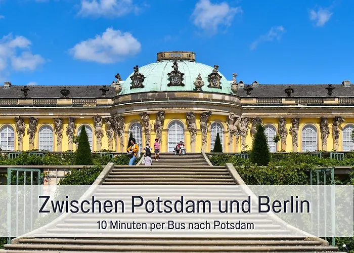 Familienfreundliches Zwischen Potsdam Und Berlin Fuer 2-4 Personen - Parkplatz - Balkon - Voll Ausgestattete Kueche - Wlan - Nebelwiesen 아파트 *